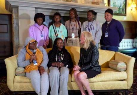 Ottawa Hills High School students interview